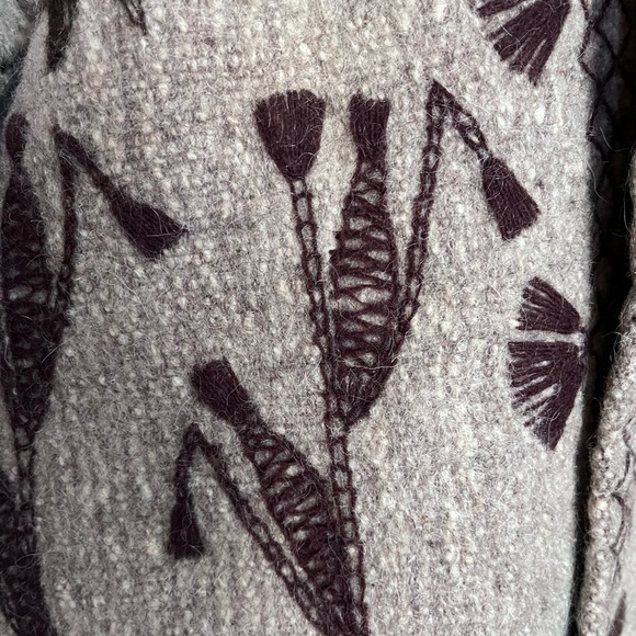 BEAUTIFUL NEW Peruvian HANDMAID ALPACA WOOL SWEATER (Cardigan). - Picture 14 of 16